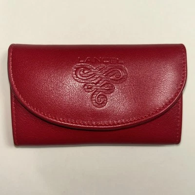 LANCEL PARIS LOGO 6-Llaves Cuero Estuche Soporte Foto 1 de 4