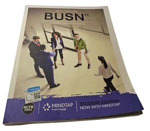 Busn 11 Intro To Business Kelly Williams Student Edition MindTap Cengage 2019 PB - Imagen 1 de 9