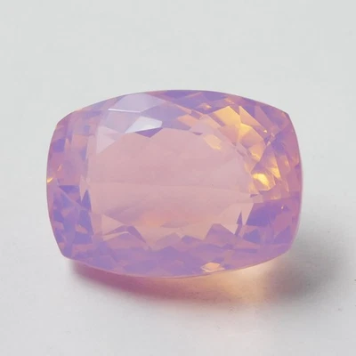 Excellent Cushion Cut 121.7 Ct CERTIFIED Lab-Created Pink Opal Loose Gemstone - Image 1 of 4