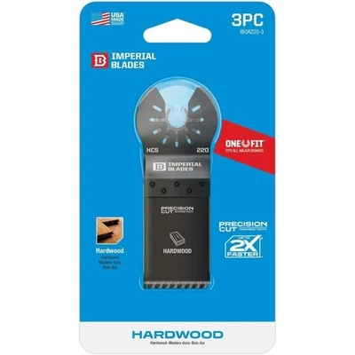 Hoja Imperial Blades ONE FIT 1-1/4" Precisión Acero al Carbono, Paquete de 3 (IBOA220-3) Foto 1 de 2