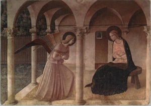 Postcard Firenze Museo S. Marco Beto Angelico Ed. De Maria Posted 1976 - Picture 1 of 2