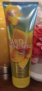 Crema corporal Bath and Body Works madreselva salvaje 24 horas hidratante ultra karité 8 oz - Imagen 1 de 4