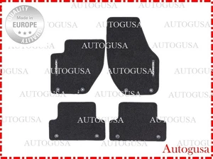 NEW LHD CAR FLOOR MATS FOR VOLVO V40 2012-2019 VELOUR CARPET AUTO LINERS RUGS - Picture 1 of 5