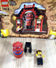LEGO&reg; Adventurers Passage of Jun-Chi Orient Expedition 7413 Minifigures & Manual
