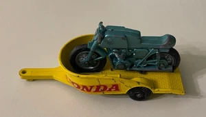 LESNEY MATCHBOX Nº Vintage 38 Honda motocicleta y remolque EC! - Imagen 1 de 6