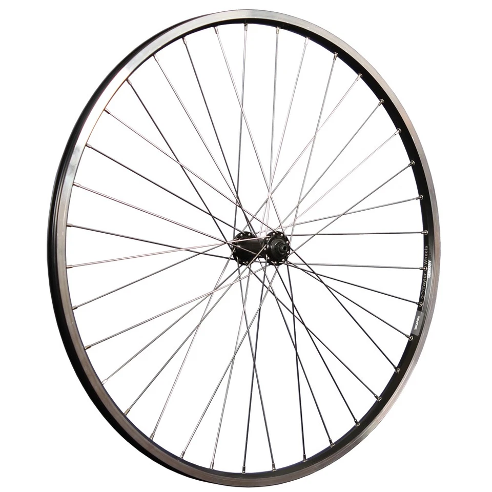 28 Zoll Vorderrad Rdye Zac19 Hohlkammer Shimano HB-QC300 Nabe Disc CL schwarz - Bild 1 von 4