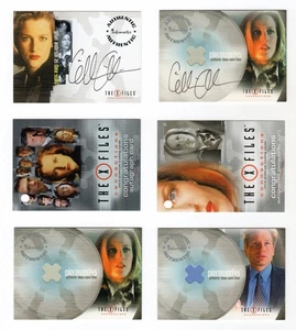 2005 Inkworks The X-Files Connections Complete Master Set Autographs  Pieceworks - Picture 1 of 24