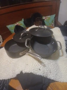 Calphalon 2-1/2quart & Calphalon 3quart Pot With Lids Both Same Line - Picture 1 of 15