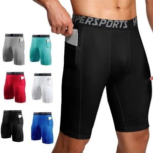 2025 Pantaloncini a Compressione Uomo Estivi Abbigliamento Sportivo Allenamento Collant Palestra Fitness - Foto 1 di 18