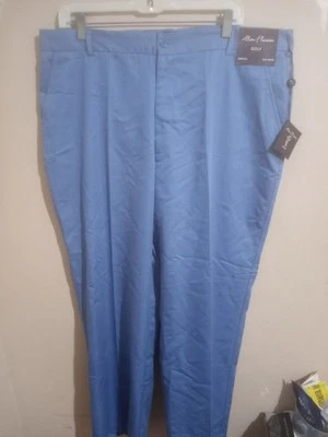 Nuevos pantalones de golf Alan River para hombre azules delanteros planos talla: 40 x 32 nuevos con etiquetas Foto 1 de 4
