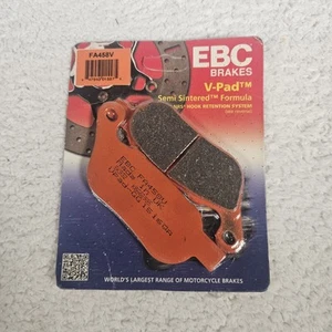 EBC FA458V Semi-Sintered V Brake Pads 1 Set for REAR DYNA & SOFTAIL 2008-2017 - Picture 1 of 2