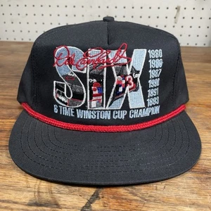 Sombrero de camionero Dale Earnhardt 6 veces campeón de colección años 90 Snapback NASCAR carreras EE. UU. - Imagen 1 de 11