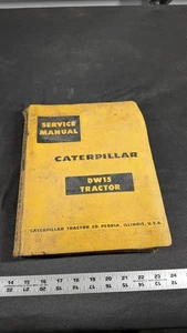 Caterpillar CAT DW15 Traktor Service Manual Planierraupe 70C 59C 1963 Vintage OEM - Bild 1 von 9