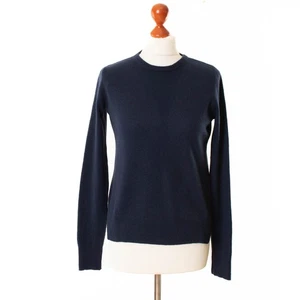 Damas GRAUMANN Jersey Azul 100% Cachemir Talla S 13266 - Imagen 1 de 6