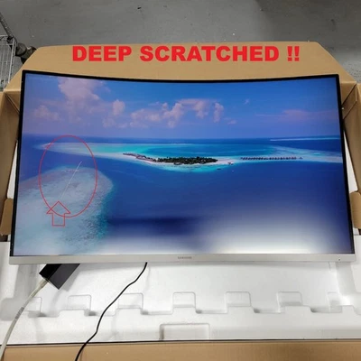 SAMSUNG 32" Class Curved Full HD Monitor (LC32R500FHNXZA) [DEEP SCRATCHED !!]™ - Image 1 of 4