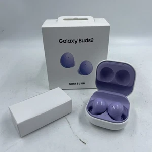 Samsung Galaxy Buds 2 SM-R177 Noise Cancelling Wireless Earbuds Purple + Box - Photo 1 sur 11