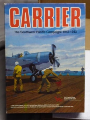 Wargame - Carrier: The Southwest Pacific Campaign – 1942-1943 (1990) UNPUNCHED - Image 1 of 3