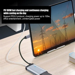 USB C To Mini Displayport Adapter 100W Portable TypeC To DisplayPort Adapter - Afbeelding 1 van 12