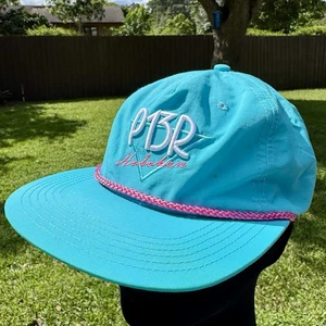 The Roosevelts P13R Hoboken Neon Blue Pink Rope Hat Snap Back Pier 13 NJ - Picture 1 of 9