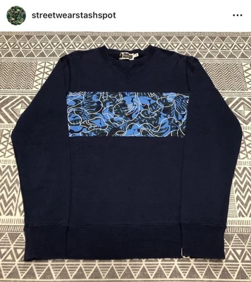 A Bathing Ape Bape Jungle Camo Crewneck Size Small - Image 1 of 4