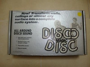 DISCO MAGIC DISC. NOS/NIB. TRANSFORM WALLS INTO A COMPLETE AUDIO SYSTEM. RARE. - Picture 1 of 8