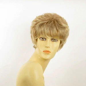 Perruque femme courte blond méché blond très clair BRANDY 15t613 - Imagen 1 de 9