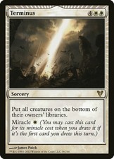 MTG X1: Terminus, Avacyn Restored, R, Moderate Play