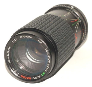 Tou / Five  MC Auto Macro Zoom  f 4.5 75-200 lens for Canon - Picture 1 of 4