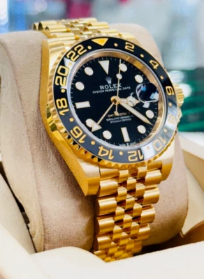 Rolex GMT-Master II 126718GRNR Oro Amarillo 18K Pulsera Jubileo CAJA/PAPEL SIN USAR Foto 1 de 4