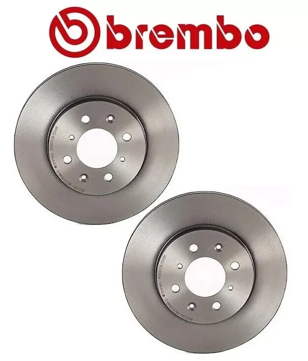 Juego de 2 rotores de freno de disco delanteros Brembo 25331 para Honda Civic Acura Integra Foto 1 de 4