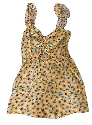 Derek Corazón Mameluco Niñas Juniors L Girasol Pantalones Cortos Apertura Frontal 23L X 17W Foto 1 de 4