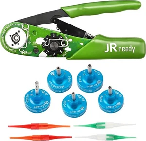 Kit de herramientas de crimpado ergonómicas manuales con 5 posicionadores para uso estándar MIL - Imagen 1 de 8
