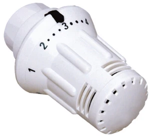 Thermostatkopf Nullstellung Frostschutz Heizung Thermostat Klemmanschluss weiß - Bild 1 von 1