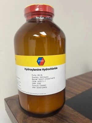 FTF SCIENTIFIC Hydroxylamine Hydrochloride - 500 Grams
