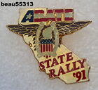 ?1991 Abate Of California Motorcycle State Rally Great Harley Indian Vest Pin