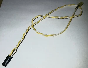 Vintage PC turbo LED and wiring block good retro PC gaming LED light yellow 2pin - Picture 1 of 1