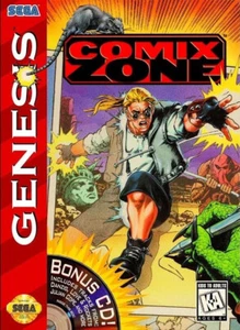 Comix Zone (Sega Genesis, 1995) nur Cartridge getestet funktioniert - Bild 1 von 1