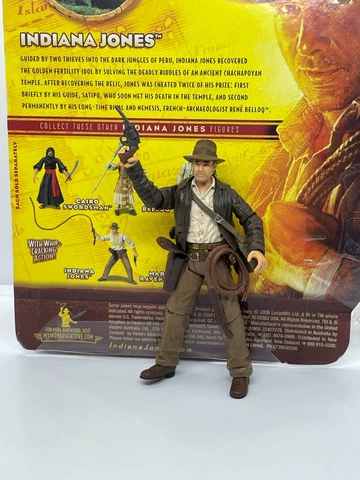 🔥NEW Hasbro Indiana Jones Action Figure 3.75" w/Accessories INDY Raiders 2007🔥 Cover