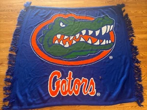 Manta tejida de colección JC Knitwear Florida Gators University 68 x 60 hecha en EE. UU. - Imagen 1 de 13