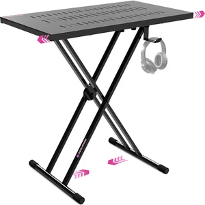 Expandable DJ Table Stand – Portable Booth for Laptop, Mixer, Keyboard, Synth - Picture 1 of 6