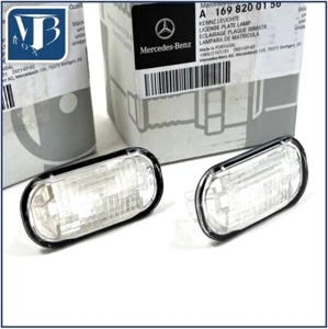 2x luz de matrícula original Mercedes, disco de luz W169 W245 - Imagen 1 de 3