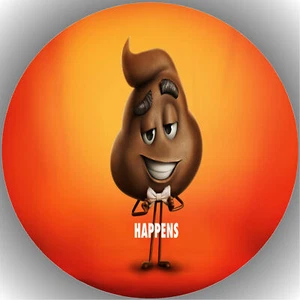 Tortenaufleger Geburtstag Party Tortenbild Fondant Oblate Emoji der Film  P27 - Bild 1 von 1