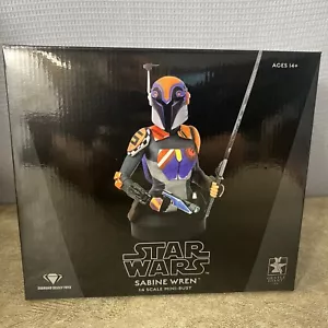 Star Wars: Rebels - Sabine Wren scala 1/6 mini busto gigante delicato Ahsoka nuovo con scatola - Foto 1 di 12