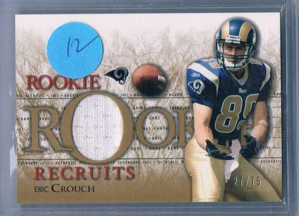 2002 Legendary Cuts Rookie Recruits Jerseys Gold #RREC Eric Crouch NM-MT NM-MT M - Image 1 of 1