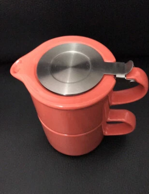 Taza apilable y tetera David’s Tea Forlife con infusor. Usado una vez! Foto 1 de 4