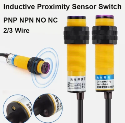Inductive Proximity Sensor Switch Infrared Diffuse PNP NPN NO NC 2/3 Wire - Image 1 of 4