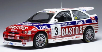 1:24 IXO 24RAL017A Patrick Snijers Ford Escort RS Cosworth #3 24h Ypres 1995 - Image 1 of 2