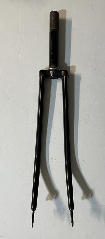 Black Steel Fork 1” Threaded Quick Release Road 27 X 1 1/4 - Image 1 of 4