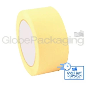 6 rollos de cinta de enmascarar 50 mm x 50M cinta de pintura - Imagen 1 de 7