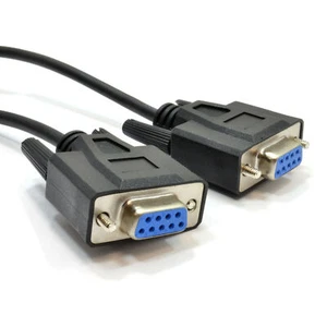 2m 9 Polig DB9 Serie RS232 Null Modem High Speed Abgeschirmtes Kabel [008438] - Bild 1 von 9